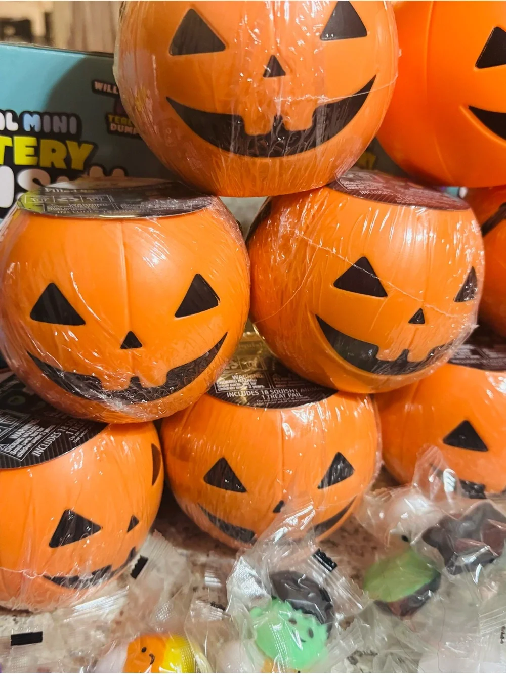 Squishmallows Orange Jack-O'-Lantern Treat Buckets